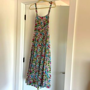 S/W/F floral maxi dress